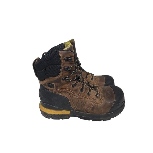 Dakota Work PRO Men's 8" 8300 Comp. Toe Comp. Plate Work Boots Brown Size 9M - Picture 2 of 9